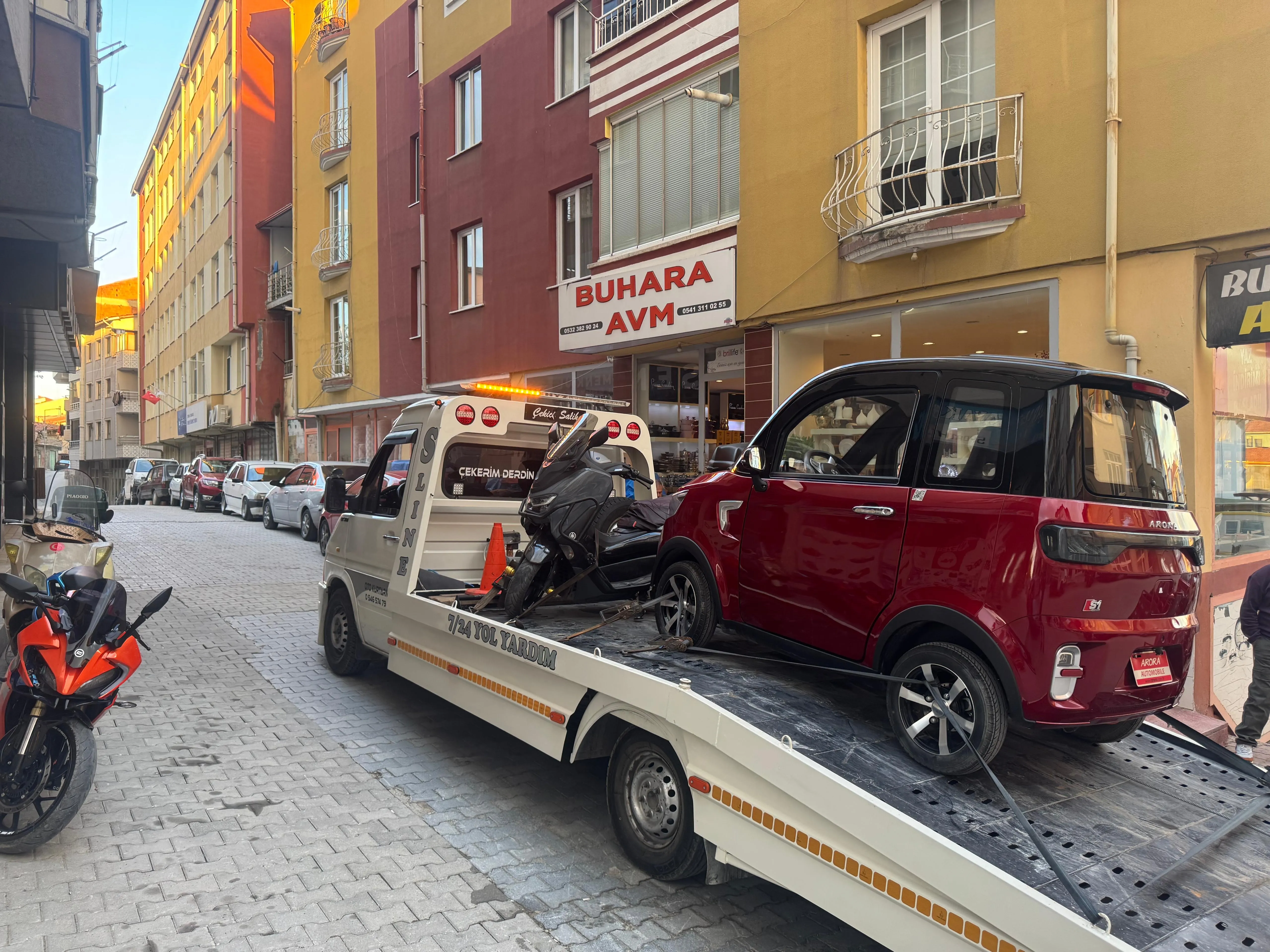Şehir içi araç çekme — Çorum merkez